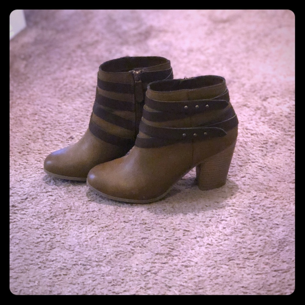 Brown Healed booties
